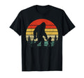 Bigfoot Dad Son Matching Family Fathers Day T-Shirt - Graphic Print Unisex - T-Shirt, Sweatshirt, Hoodie