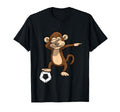 Dabbing Soccer Monkey Dab T-Shirt - Custom Art Print Unisex - T-Shirt, Sweatshirt, Hoodie