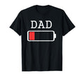 Daddy Low Battery Empty Matching T-Shirt - Fun Novelty Design for Adults - T-Shirt, Sweatshirt, Hoodie