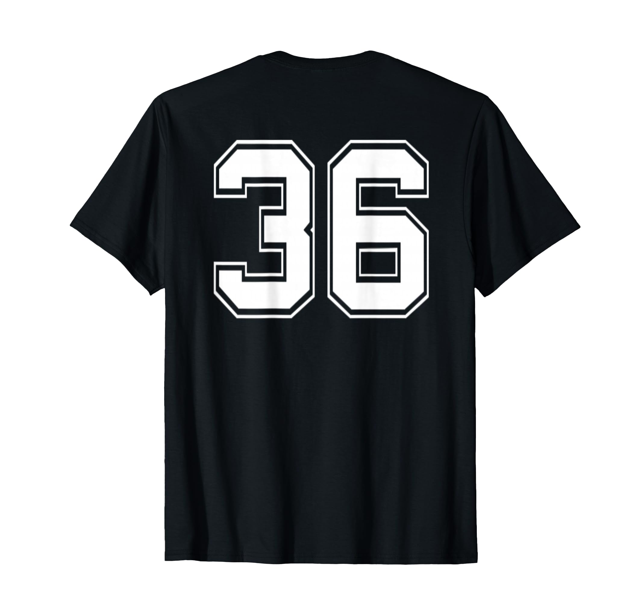 Number 36 Football Baseball Soccer T-Shirt - Novelty Apparel Men Women - T-Shirt, Sweatshirt, Hoodie