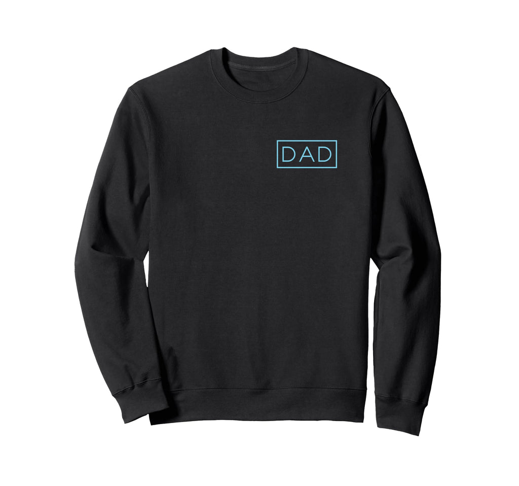 Dad Father Matching Parents Blue Sweatshirt - Streetwear Style Men Women - T-Shirt, Sweatshirt, Hoodie