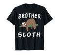 Brother Sloth Matching Family Funny T-Shirt - Custom Art Print for Adults - T-Shirt, Sweatshirt, Hoodie