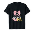 Soccer Mama Bow Soccer Mom Club T-Shirt - Casual Everyday Wear Unisex - T-Shirt, Sweatshirt, Hoodie