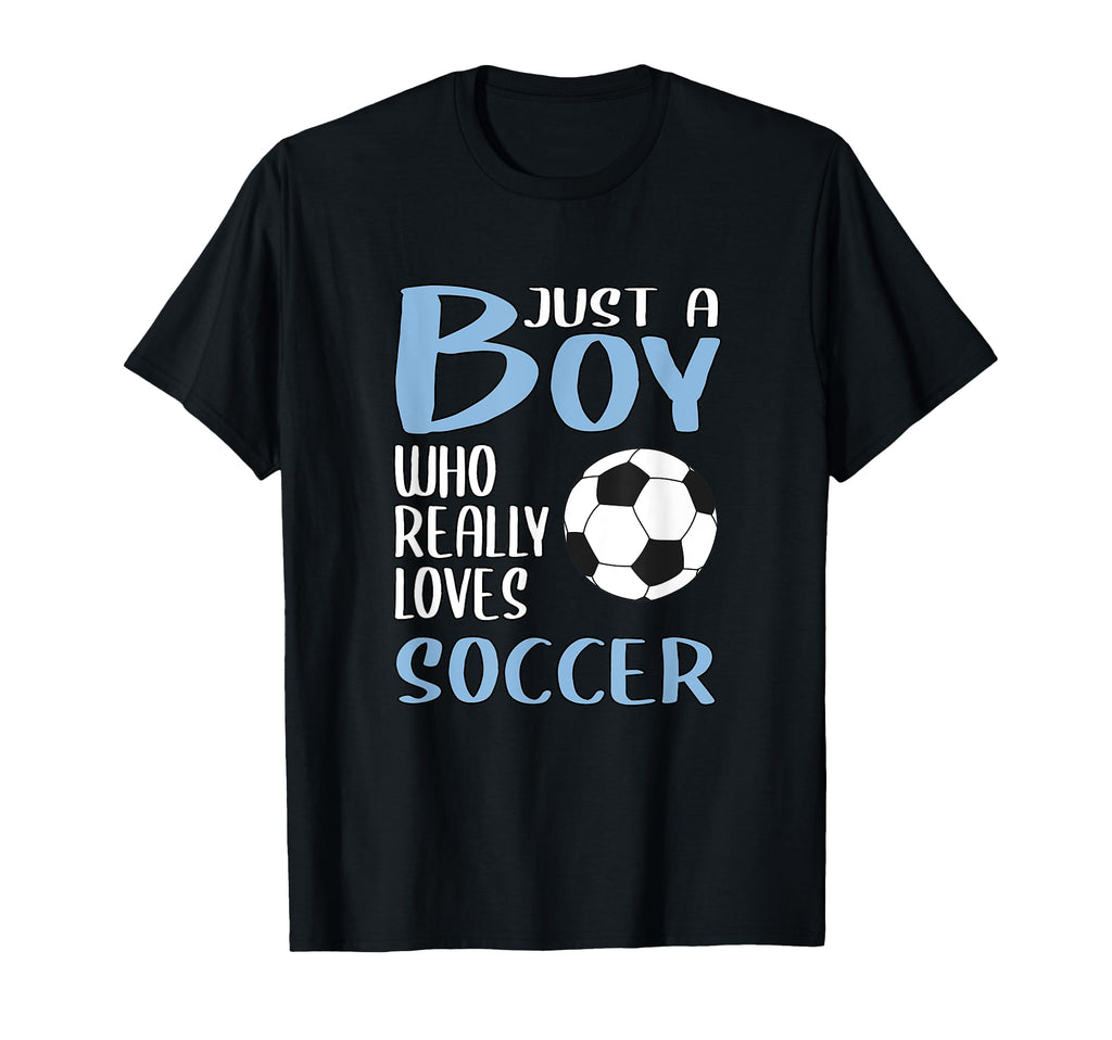 Mens Gift Just Who Really Loves Soccer T-Shirt - Unique Graphic for Adults - T-Shirt, Sweatshirt, Hoodie
