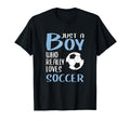 Mens Gift Just Who Really Loves Soccer T-Shirt - Unique Graphic for Adults - T-Shirt, Sweatshirt, Hoodie