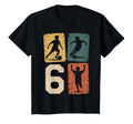 6Th Birthday 6 Soccer Player Soccer Ball T-Shirt - Custom Art Print Unisex - T-Shirt, Sweatshirt, Hoodie