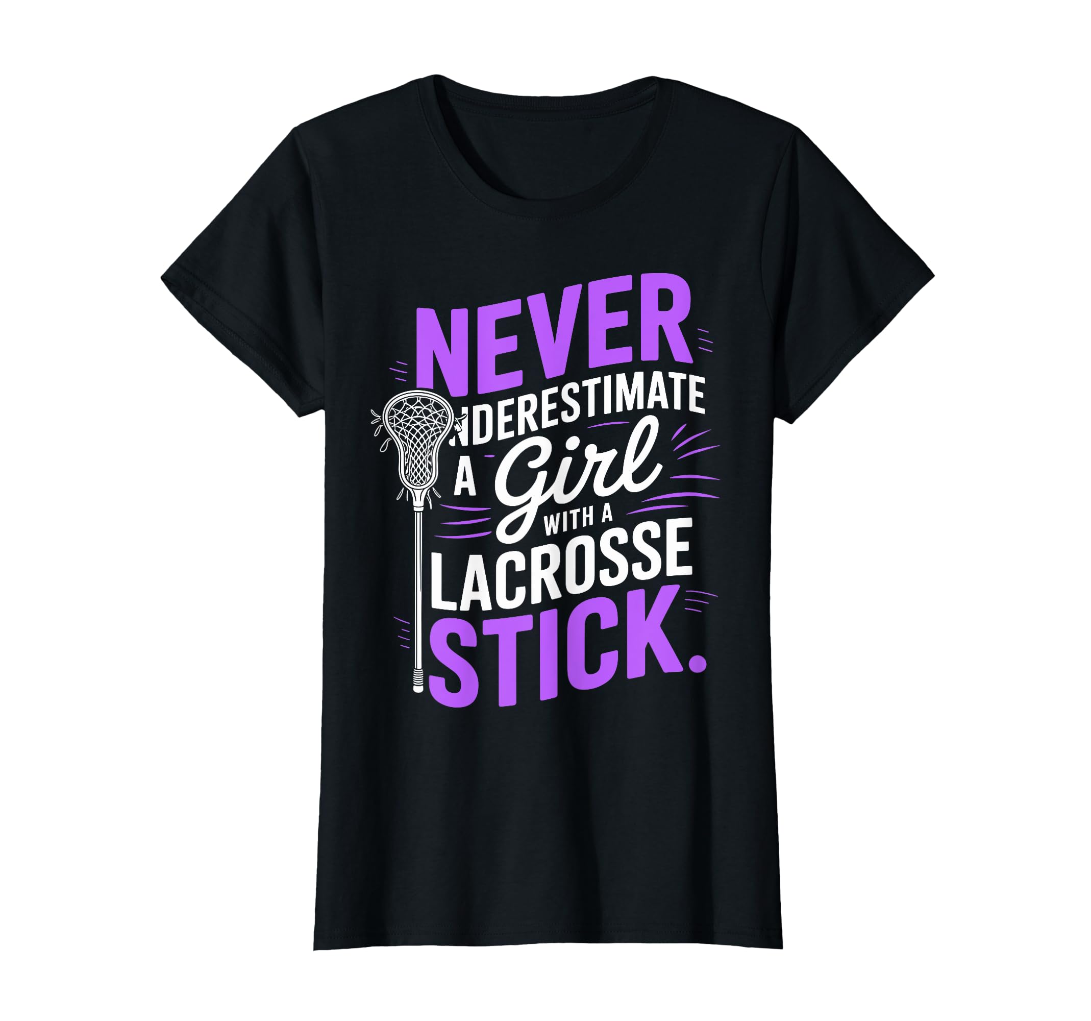 Lacrosse Lax Player Laxlife Lover Sports T-Shirt - Trendy Graphic Unisex - T-Shirt, Sweatshirt, Hoodie