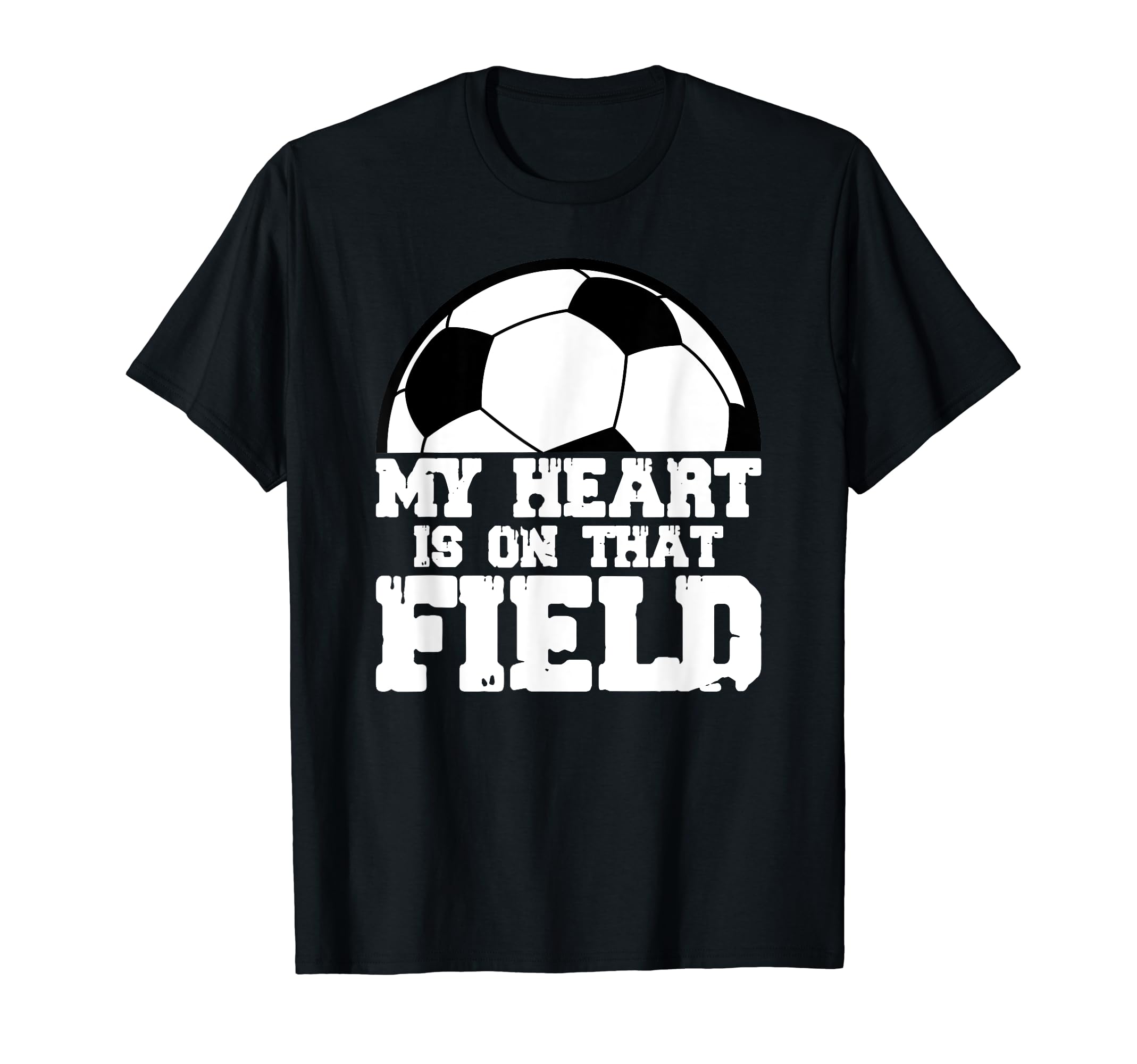 My Heart Is That Field Soccer Mom Sports T-Shirt - Unique Graphic Unisex - T-Shirt, Sweatshirt, Hoodie