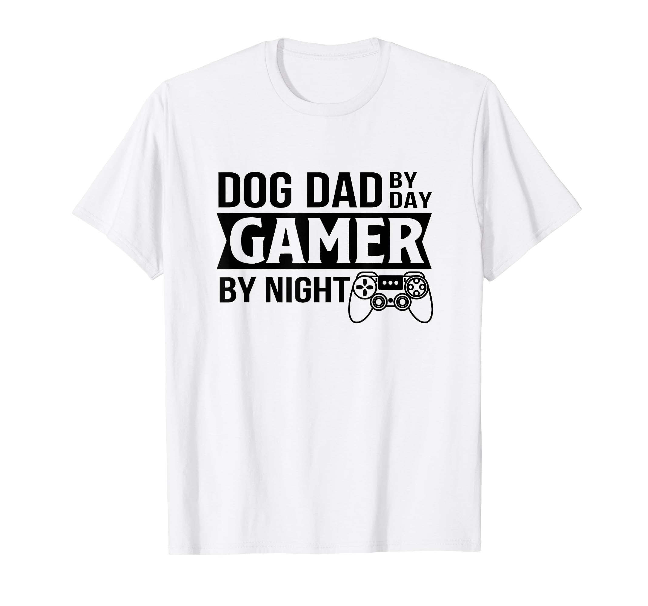 Dog Dad Dad Gamer Night Funny Dog Dad T-Shirt - Trendy Graphic for Adults - T-Shirt, Sweatshirt, Hoodie