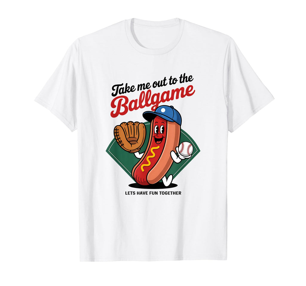Baseball Mom Take Me Out To Ball Game T-Shirt - Unique Graphic for Adults - T-Shirt, Sweatshirt, Hoodie
