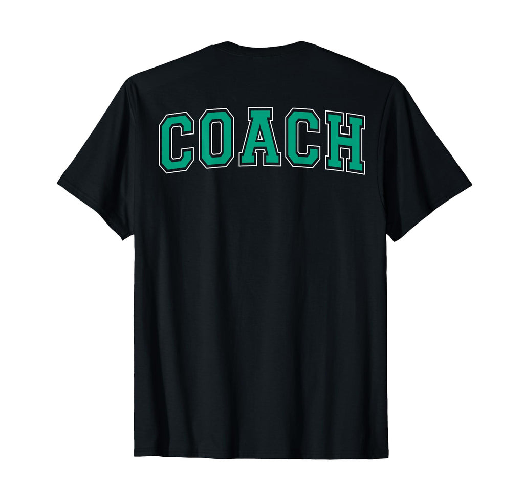 Coach Sports Trainer Arched Teal T-Shirt - Unique Graphic Men Women - T-Shirt, Sweatshirt, Hoodie