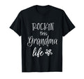 Rockin This Life Grandma Gift From T-Shirt - Fun Novelty Design Unisex - T-Shirt, Sweatshirt, Hoodie