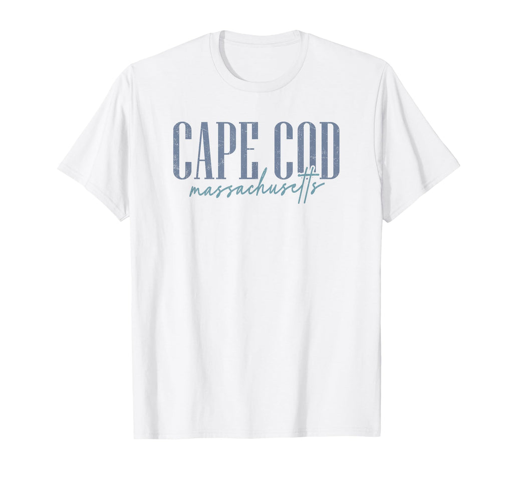 Cape Cod Massachusetts Throwback T-Shirt - Fun Novelty Design Men Women - T-Shirt, Sweatshirt, Hoodie