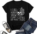 Women Novelty I Like Murder Shows Friends Horror - Adult & Kids T-Shirts, Sweatshirts & Hoodies apparel design preview 1