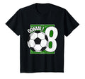 Goaaal 8Th Birthday 8 Year Old Soccer Player T-Shirt - Graphic Print Unisex - T-Shirt, Sweatshirt, Hoodie