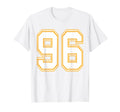 Number 96 Red Yellow White Football T-Shirt - Streetwear Style Men Women - T-Shirt, Sweatshirt, Hoodie