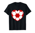 Soccer Heart Sport Player Icon T-Shirt - Novelty Apparel for Adults - T-Shirt, Sweatshirt, Hoodie