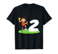 2Nd Birthday Soccer 2 Years Old Soccer T-Shirt - Unique Graphic for Adults - T-Shirt, Sweatshirt, Hoodie