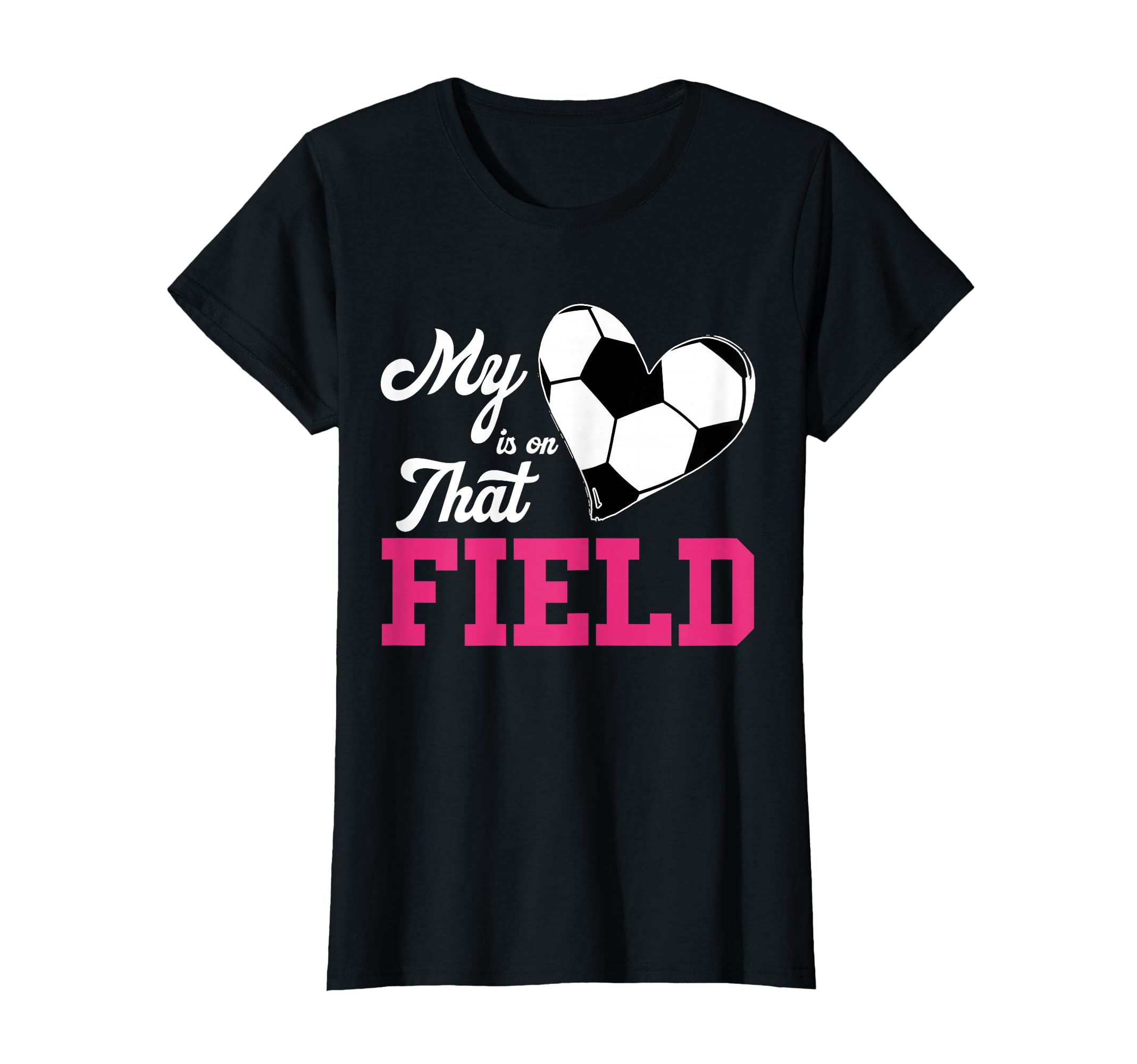 Soccer Mom My Heart Is That Field T-Shirt - Minimalist Print for Adults - T-Shirt, Sweatshirt, Hoodie