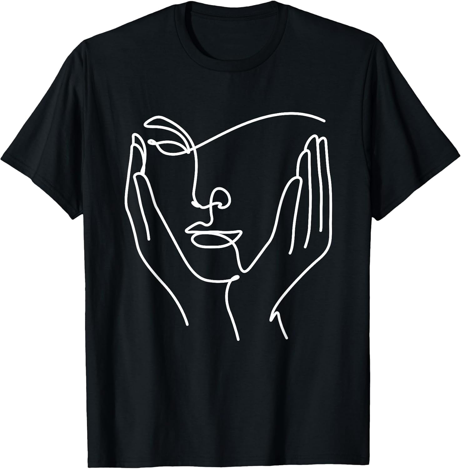 Aesthetic Line Art Woman Abstract Fashion Minimalist - Adult & Kids T-Shirts, Sweatshirts & Hoodies apparel design preview 1