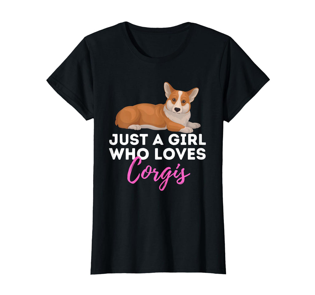 Just Who Loves Corgis Welsh Corgi Owner T-Shirt - Custom Art Print Unisex - T-Shirt, Sweatshirt, Hoodie