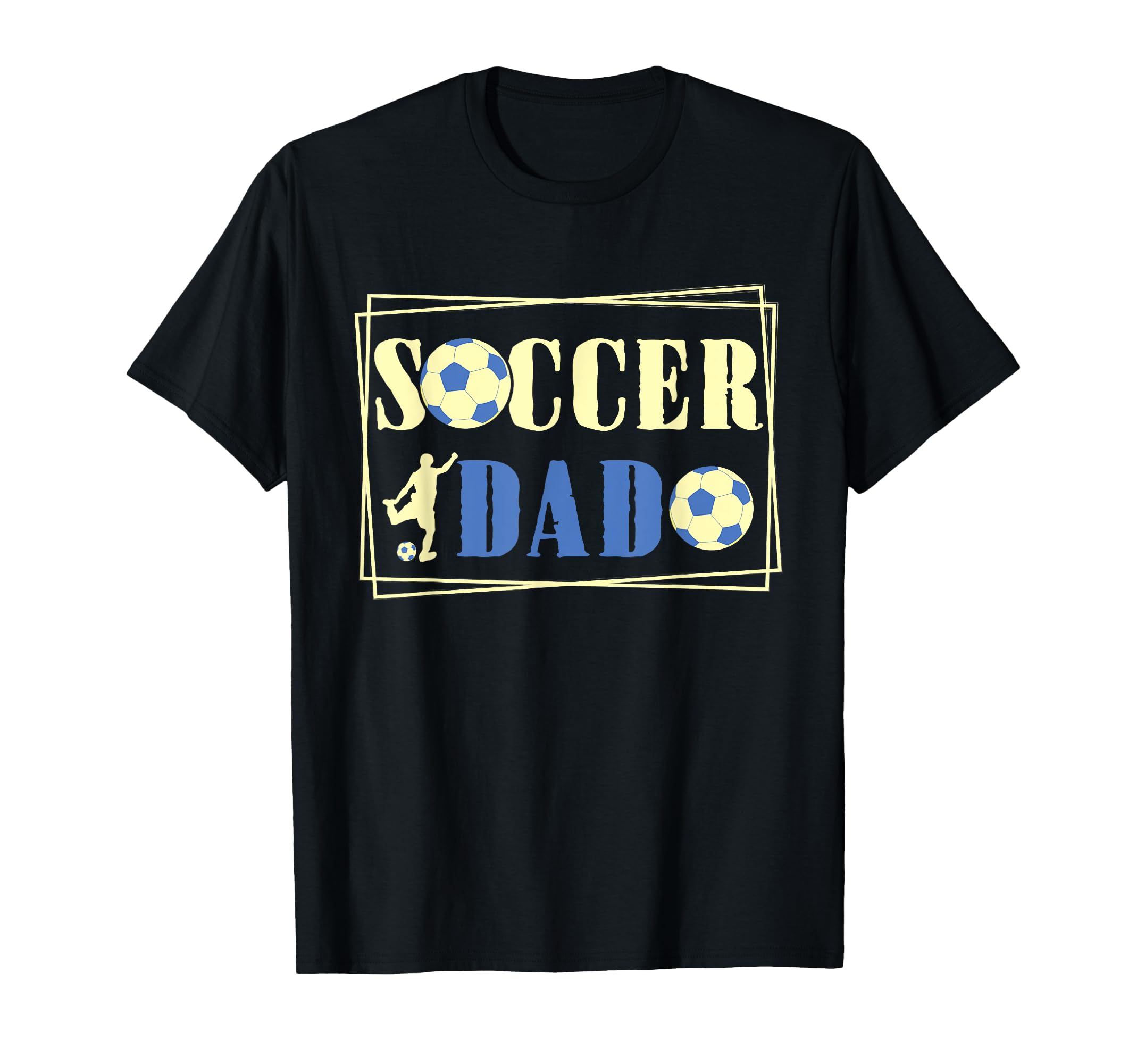 Father Son Daughter Soccer Dad T-Shirt - Minimalist Print for Adults - T-Shirt, Sweatshirt, Hoodie