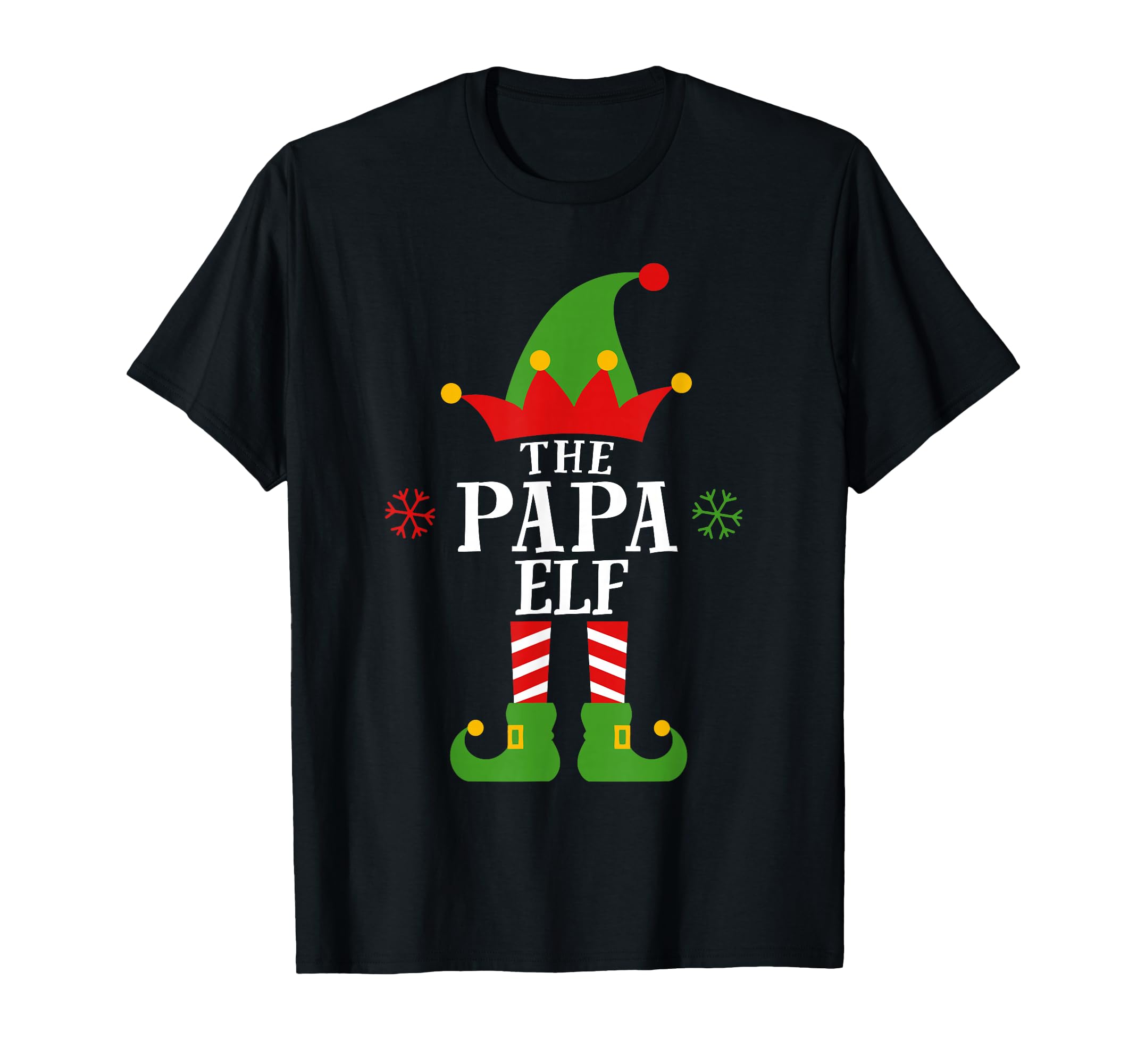 Papa Elf Funny Matching Family T-Shirt - Casual Everyday Wear Unisex - T-Shirt, Sweatshirt, Hoodie