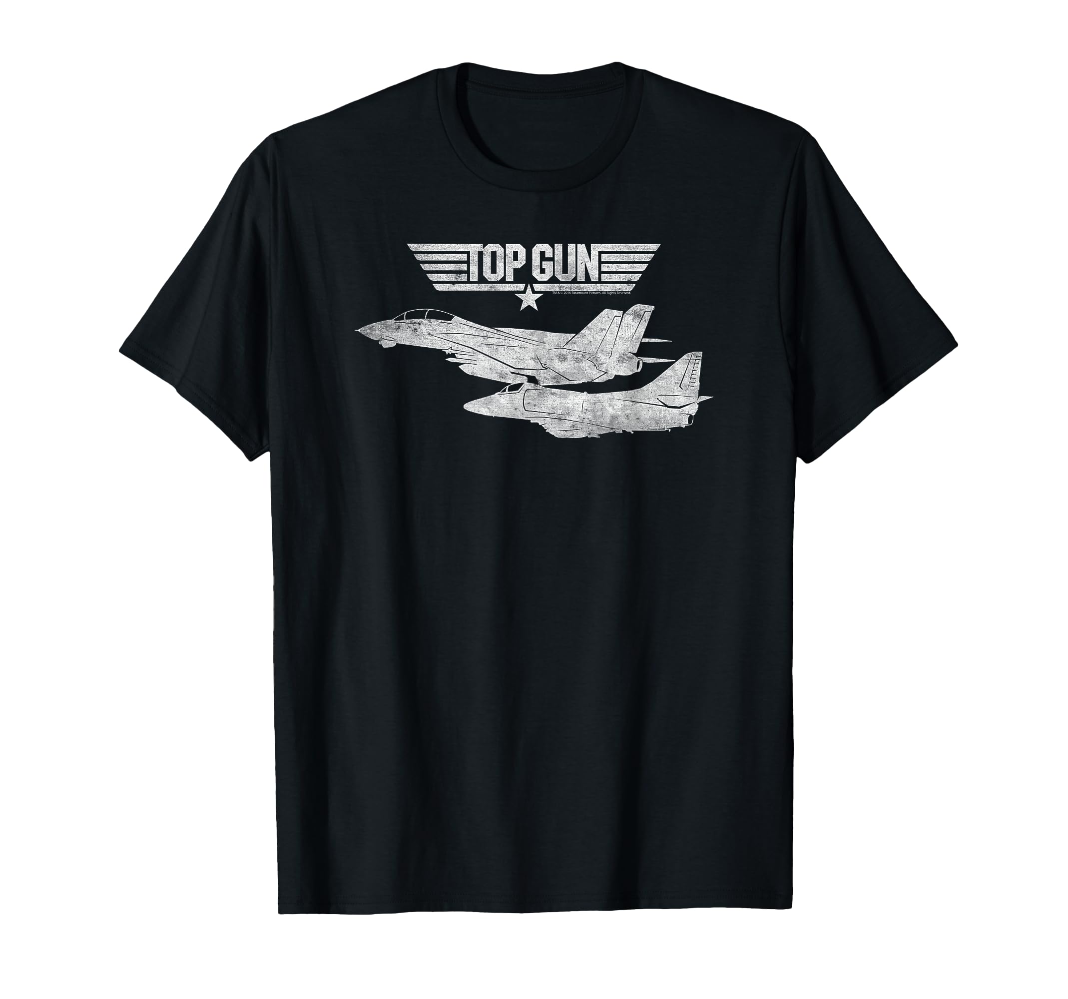 Gun White Planes Logo Action Movie T-Shirt - Unique Graphic for Adults - T-Shirt, Sweatshirt, Hoodie