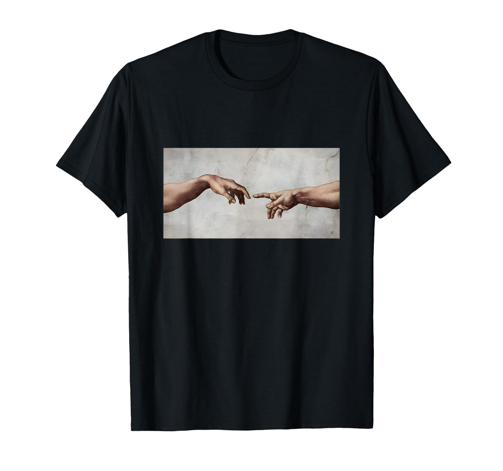 Creation Adam Michelangelo Artwork T-Shirt - Streetwear Style Men Women - T-Shirt, Sweatshirt, Hoodie