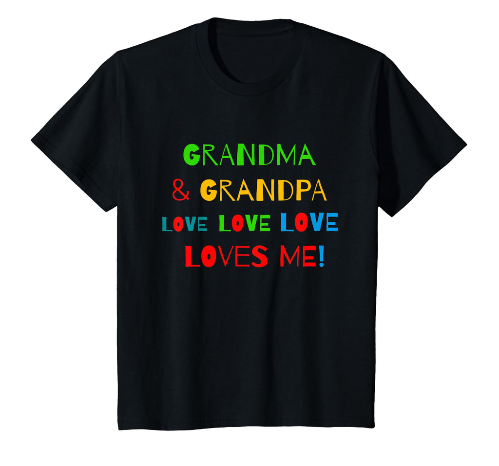 Grandma And Grandpa Loves Me T-Shirt - Graphic Print for Adults - T-Shirt, Sweatshirt, Hoodie