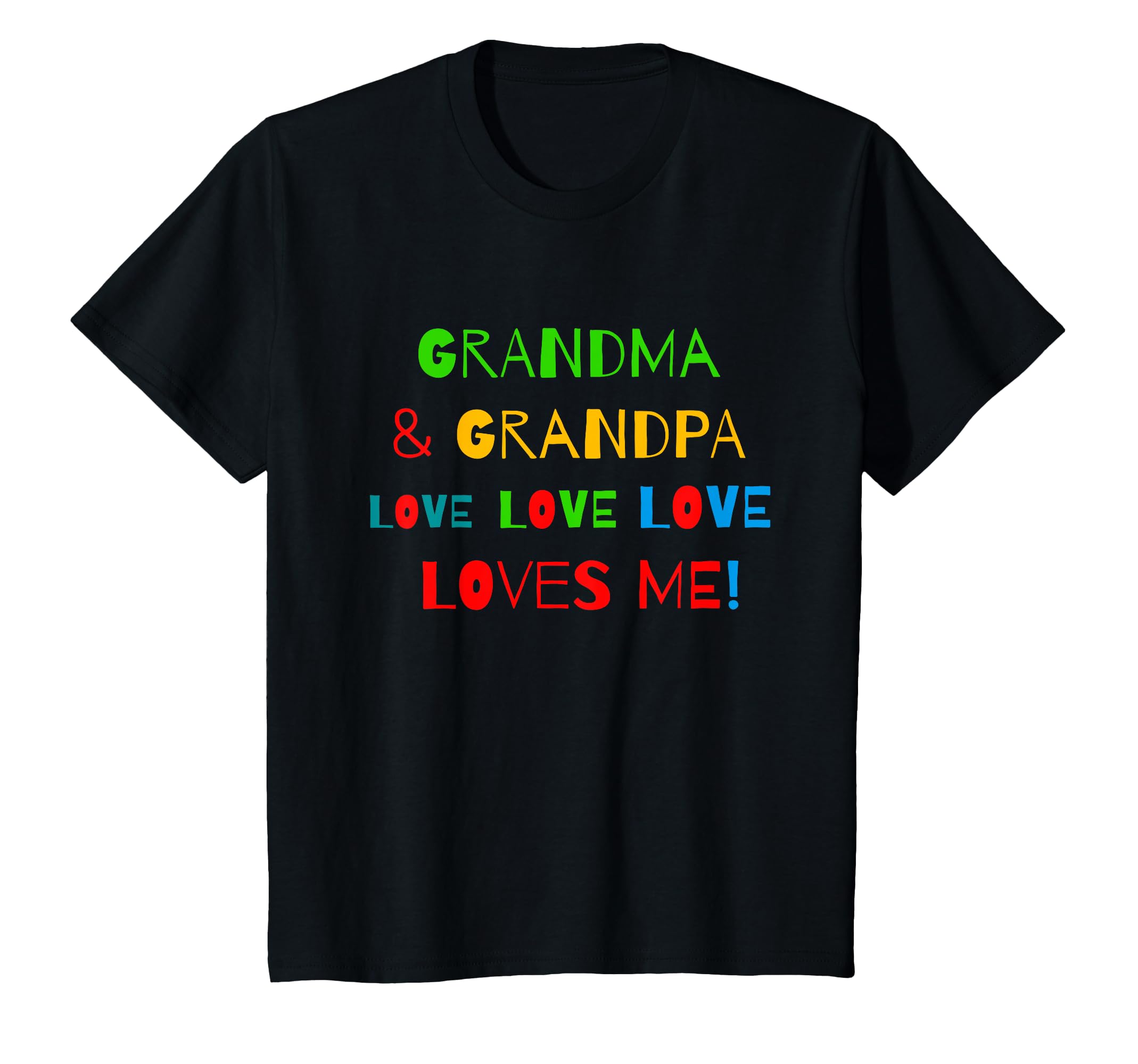Grandma And Grandpa Loves Me T-Shirt - Graphic Print for Adults - T-Shirt, Sweatshirt, Hoodie