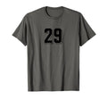 Number 29 80S 90S Soccer Team Jersey T-Shirt - Minimalist Print Unisex - T-Shirt, Sweatshirt, Hoodie