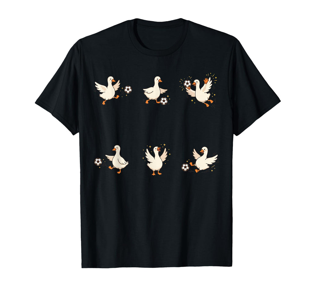 Silly Goose Playing Soccer Player Goalie T-Shirt - Graphic Print Unisex - T-Shirt, Sweatshirt, Hoodie