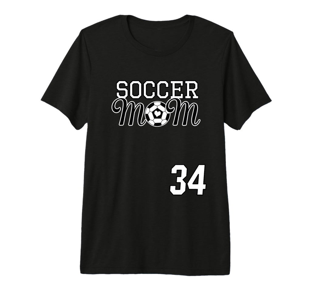 Number 34 Soccer Mom Mothers Day 34 T-Shirt - Aesthetic Graphic Unisex - T-Shirt, Sweatshirt, Hoodie
