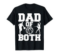 Dad Both Funny Dance Basketball Dad T-Shirt - Minimalist Print Men Women - T-Shirt, Sweatshirt, Hoodie