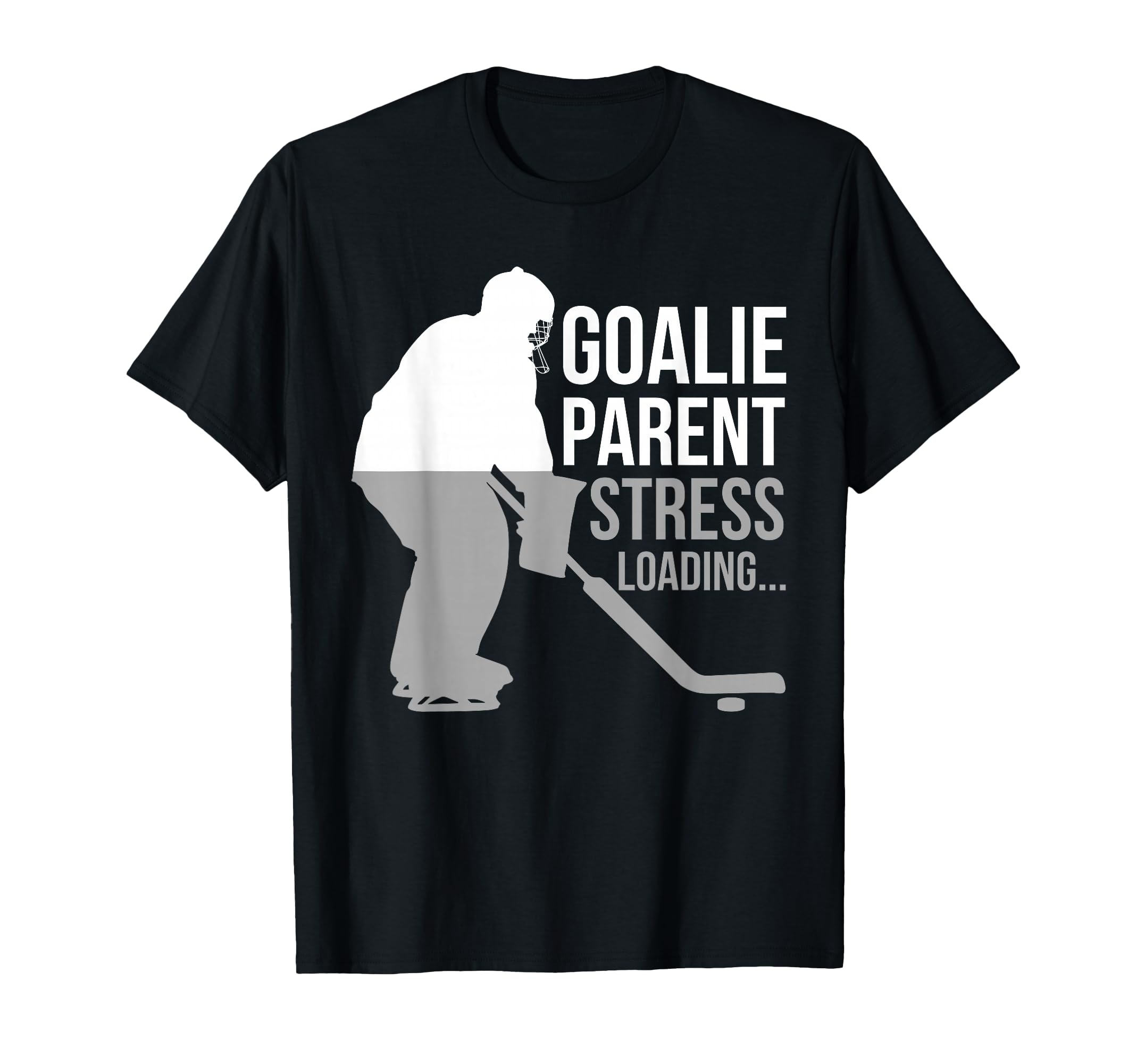 Funny Ice Hockey Goalie Parent Mom Dad T-Shirt - Aesthetic Graphic Unisex - T-Shirt, Sweatshirt, Hoodie