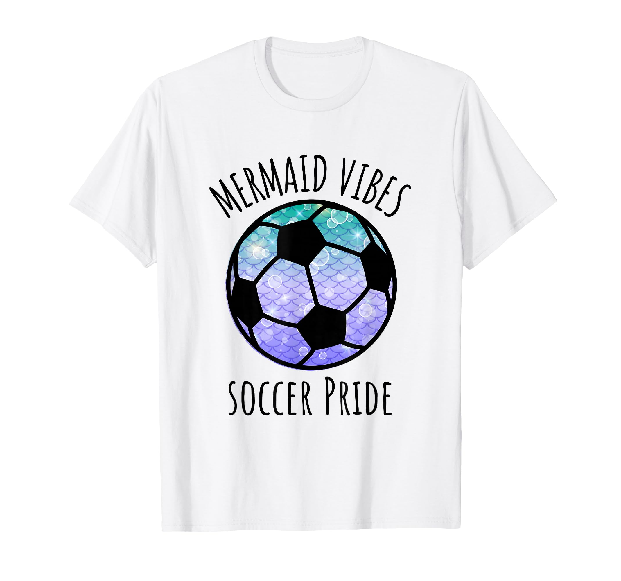 Soccer Mermaid Vibes Matching Team T-Shirt - Custom Art Print Men Women - T-Shirt, Sweatshirt, Hoodie