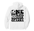 Proud Soccer Granna Soccer Ball Drip Back Hoodie - Trendy Graphic Unisex - T-Shirt, Sweatshirt, Hoodie