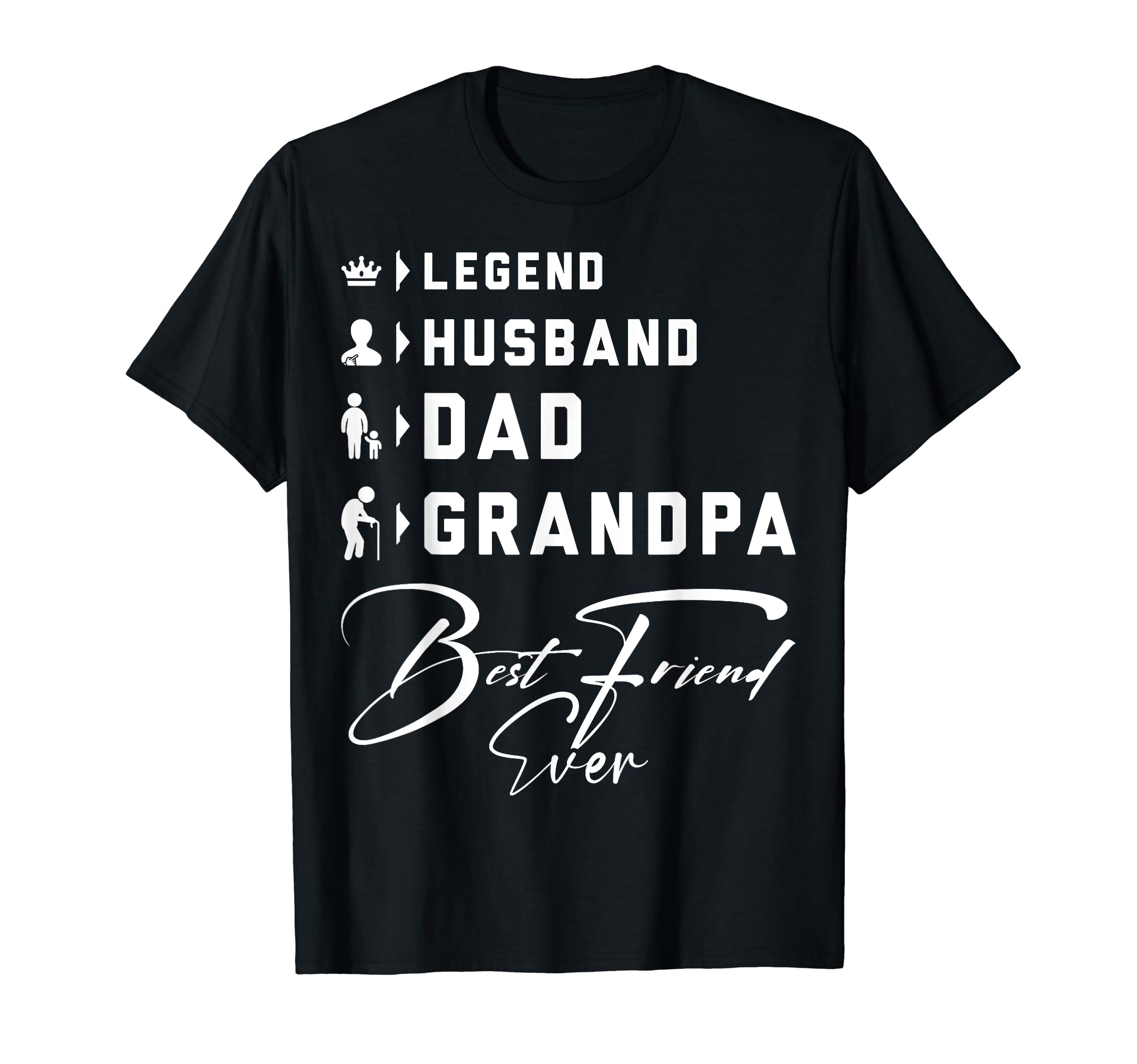 Fathers Day Dad Legend Legend Husband T-Shirt - Aesthetic Graphic Unisex - T-Shirt, Sweatshirt, Hoodie