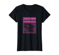 Soccer Mom Nutritional Facts Mother T-Shirt - Minimalist Print for Adults - T-Shirt, Sweatshirt, Hoodie