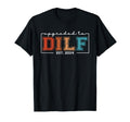 Upgraded To Dilf Est 2024 Funny T-Shirt - Minimalist Print for Adults - T-Shirt, Sweatshirt, Hoodie