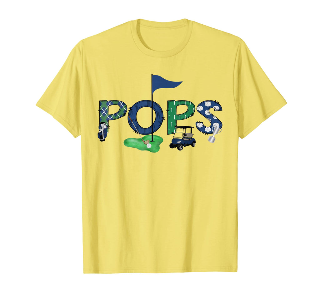 Pops Birthday Hole One Golf Sport T-Shirt - Unique Graphic Men Women - T-Shirt, Sweatshirt, Hoodie