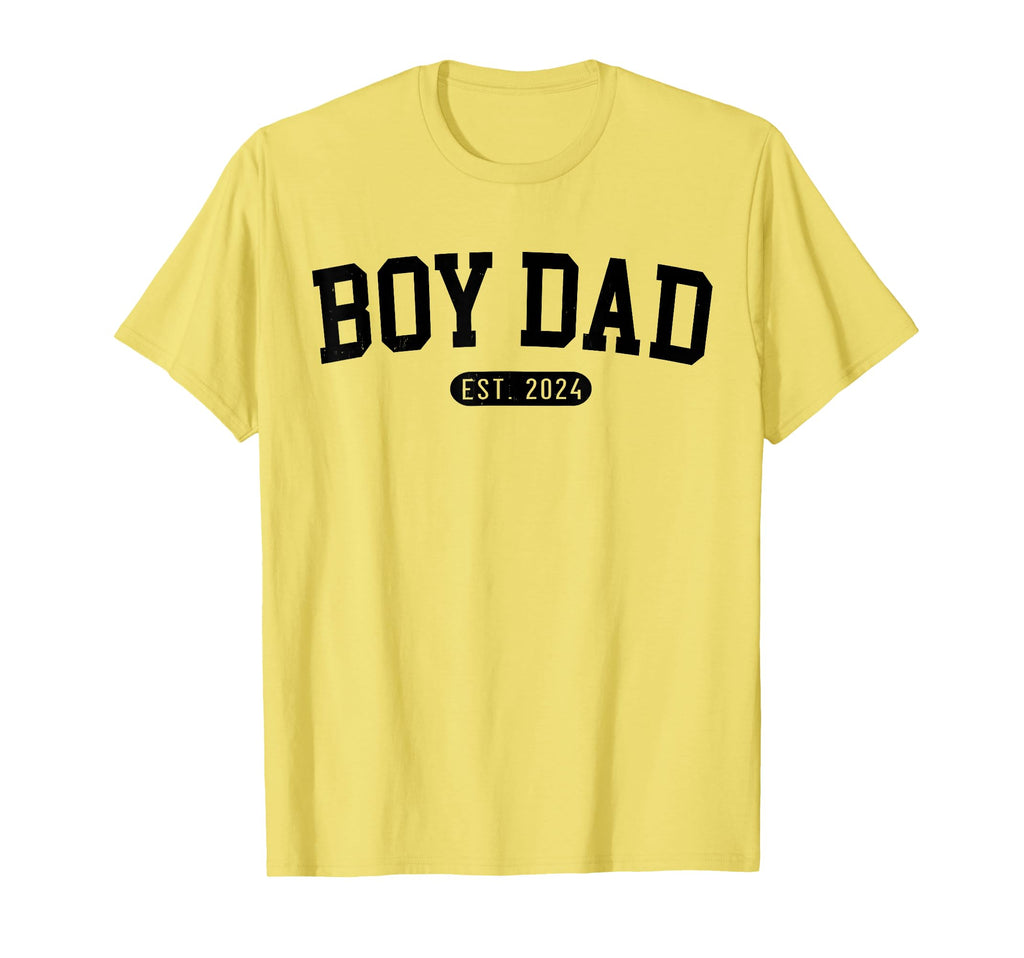 Dad Est 2024 Fathers Day T Shir T Hoodie - Custom Art Print for Adults - T-Shirt, Sweatshirt, Hoodie