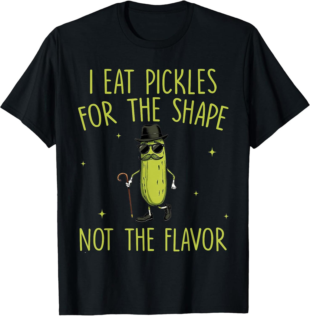 Funny Pickle I Eat Pickles for The Shape - Adult & Kids T-Shirts, Sweatshirts & Hoodies apparel design preview 1