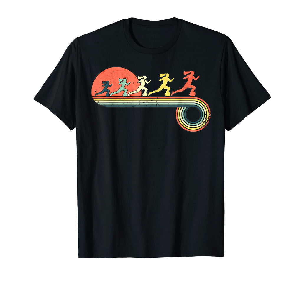 Soccer Running Ball Sunset Rainbow T-Shirt - Streetwear Style Men Women - T-Shirt, Sweatshirt, Hoodie