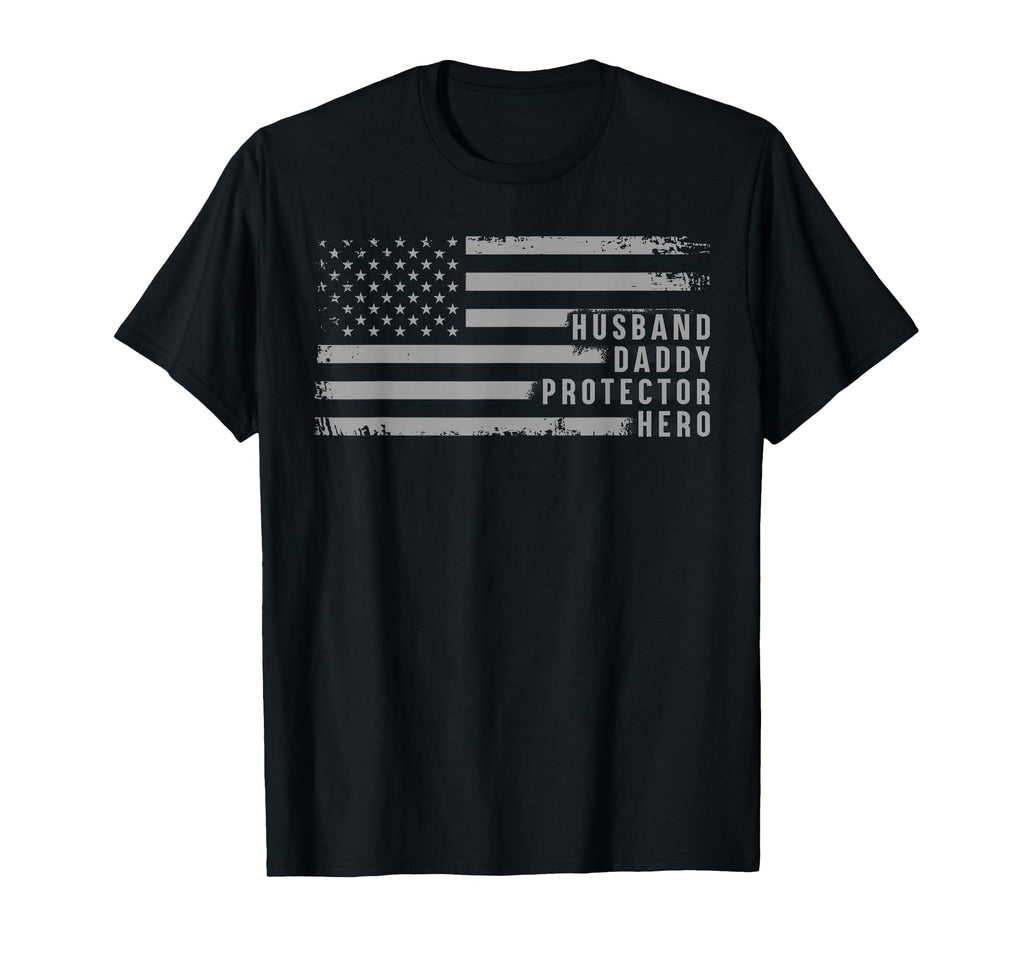 Husband Daddy Protector Hero T-Shirt - Casual Everyday Wear for Adults - T-Shirt, Sweatshirt, Hoodie