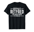 Officially Retired Golf Dad T-Shirt - Fun Novelty Design for Adults - T-Shirt, Sweatshirt, Hoodie