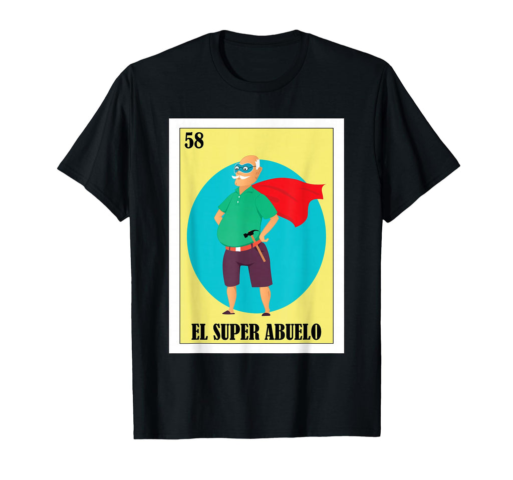 Funny Mexican Grandpa El Super Abuelo T-Shirt - Graphic Print Unisex - T-Shirt, Sweatshirt, Hoodie