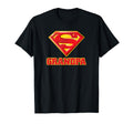Superman Super Grandpa T-Shirt - Minimalist Print for Adults - T-Shirt, Sweatshirt, Hoodie