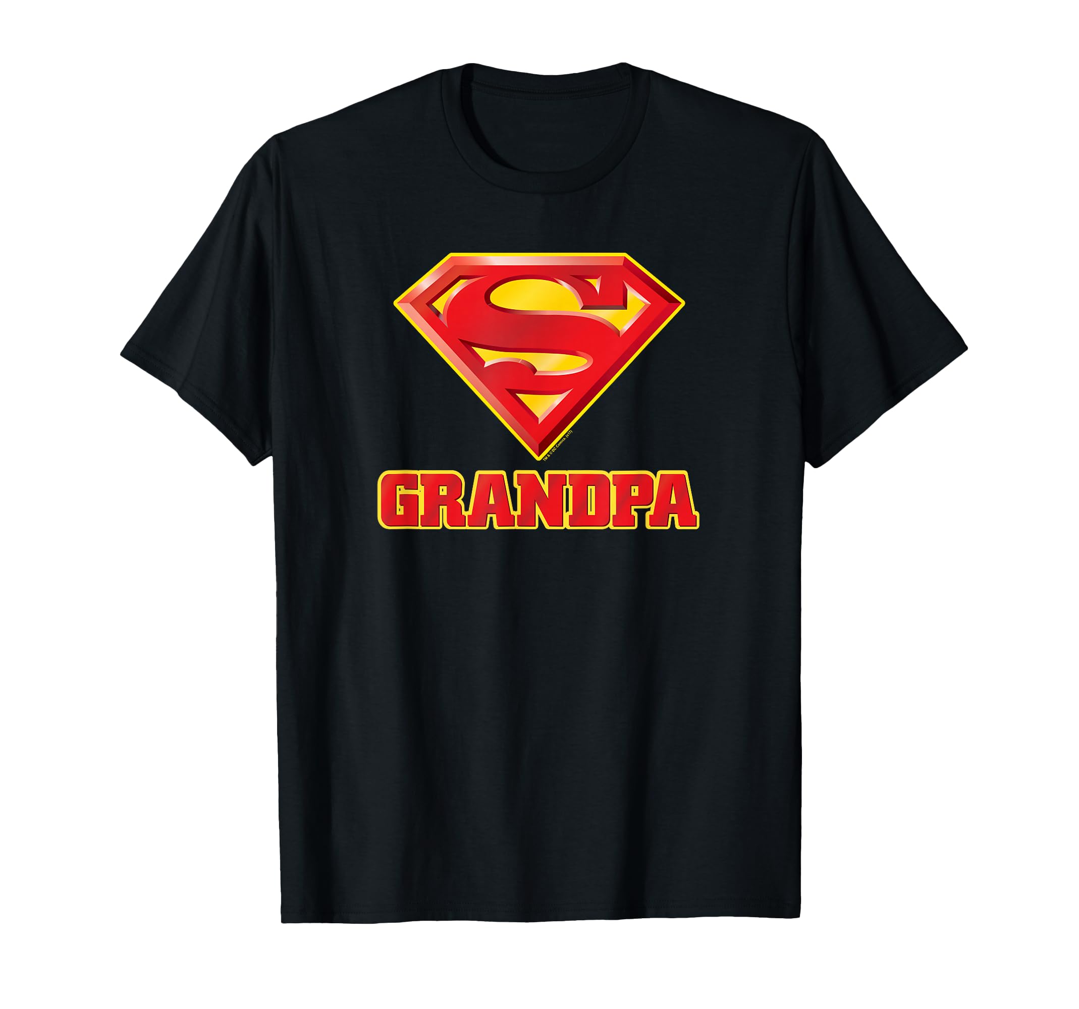 Superman Super Grandpa T-Shirt - Minimalist Print for Adults - T-Shirt, Sweatshirt, Hoodie